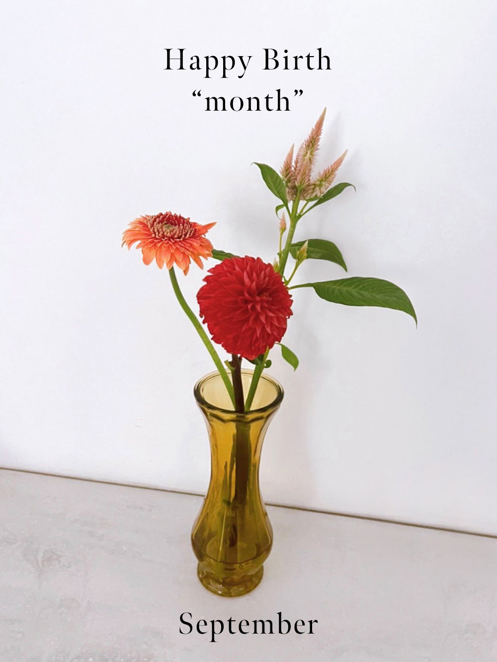 【Happy Birth"month"】9月誕生日の方に。