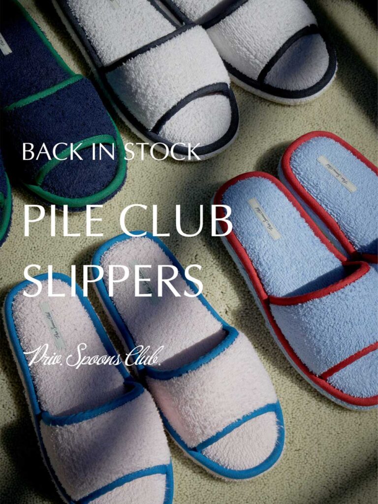 【再入荷】Pile Club Slippers