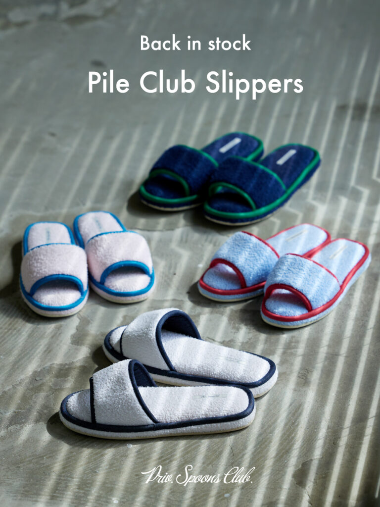 【再入荷】Pile Club Slippers