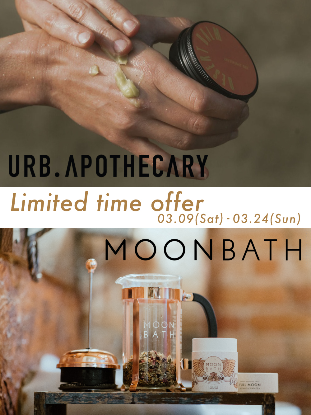 Limited time offer「Moon Bath / URB.APOTHECARY」